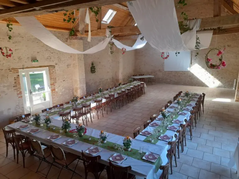 Salle de réception en Touraine